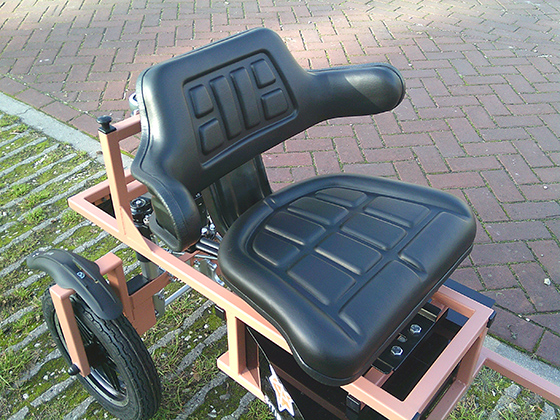 FoxiBikes Sitibike 2.0 heeft een vast 'mandje' op bagage in mee te nemen. 